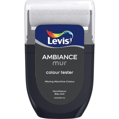 Afbeelding van Levis Verf Ambiance Mur Mat Tester 30ml Nachtblauw