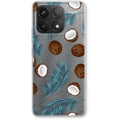Afbeelding van Case Company® hoesje geschikt voor Xiaomi Redmi K70 Pro Kokosnoot Soft Cover Telefoonhoesje Bescherming aan alle Kanten en Schermrand