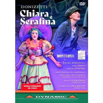 Afbeelding van Pietro Spagnoli, Sesto Quatrini, Matias Moncada Donizetti: Chiara E Serafina (DVD)