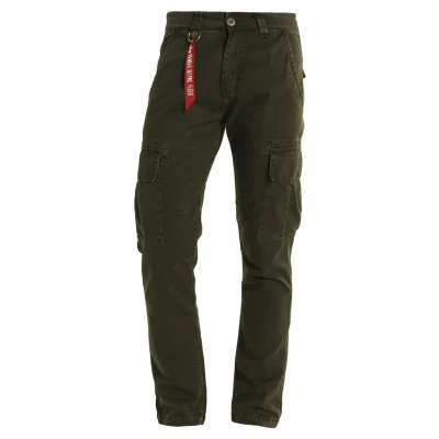 Afbeelding van Alpha Industries Agent Broek Heren Casual Black Olive