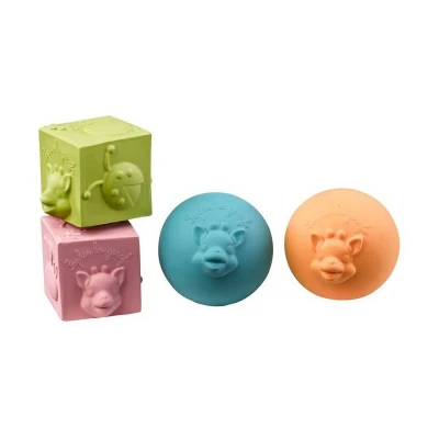 Afbeelding van Sophie de Giraf So Pure set Ballen en Blokken 1