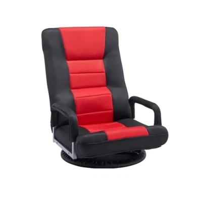 Afbeelding van VEVOR Vloerstoel Vloerfauteuil Vloerbank met armleuning 360 draaibaar Grijs Gaming