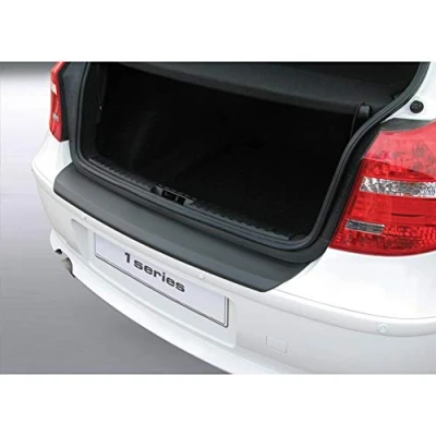 Afbeelding van RGM ABS Achterbumper beschermlijst passend voor BMW 1 Serie E87 3/5 deurs 2007 2011 Zwart