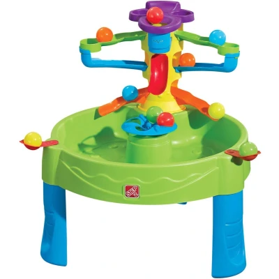 Afbeelding van Step2 Busy Ball Speeltafel Kunststof 15 liter 71 x 80 cm Watertafel Voor Kinderen vanaf 2 jaar Groen Met Diverse Accessoires