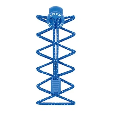 Afbeelding van Nathan Unisex Lock Laces Blauw, One Size