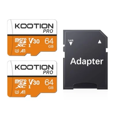 Afbeelding van KOOTION Micro SD kaart UHS I Snelheid tot 80 m/s, Geheugenkaart SDHC, klasse 10,U1