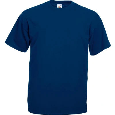 Afbeelding van Fruit Of The Loom Heren Valueweight T shirt met korte mouwen (Marine)