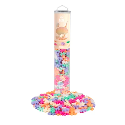 Afbeelding van Plus Pearl Mix Tube Constructiespeelgoed Set Met Bouwstenen 240 Delige Bouwset Bouwspeelgoed Vanaf 3 Jaar