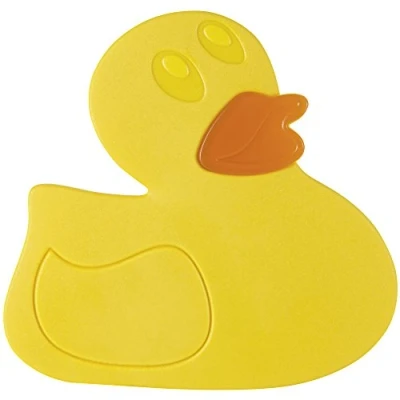 Afbeelding van Spirella Mini Antislipmat Eend 6 Stuks Geel