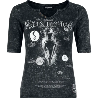 Afbeelding van Harry Potter DA Grunge Collection Felix Felicis Shirt met lange mouwen zwart XL