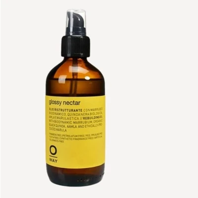 Afbeelding van Oway Hair Styling Glossy Nectar Olie Rebuilding Oil 160ml Voor Beschadigd Haar