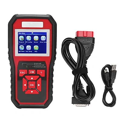 Afbeelding van KW850 OBD2 EOBD scanner Autocodelezer Lees en wis foutcodes Diagnose instrument van de motorstoring een Auto Test Tool(zwart + rood)