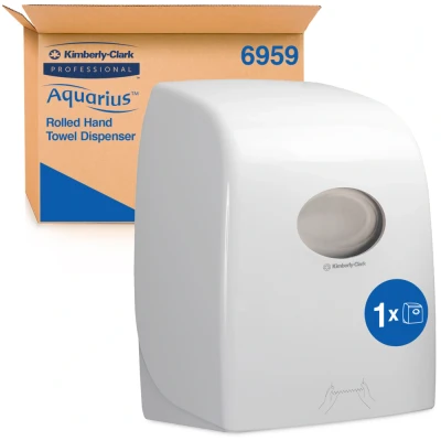 Afbeelding van Handdoekroldispenser Aquarius wit 6959