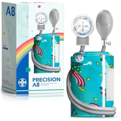 Afbeelding van AIESI® Bloeddrukmeter Handmatig Pediatrische Professioneel Aneroïde klassiek model voor volwassenen zonder stethoscoop PRECISION A8, Garantie 24 maanden