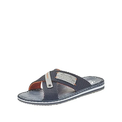 Afbeelding van Rieker 21539 sandalen voor heren, Blauw combi., 46 EU