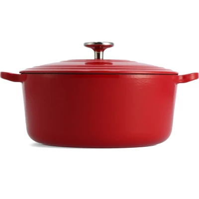 Afbeelding van BK Bourgogne Braadpan Chili Red 26 cm Gietijzer
