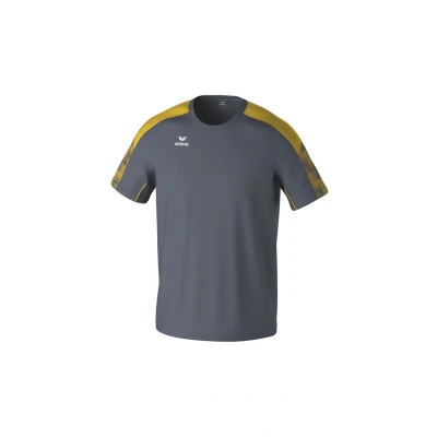 Afbeelding van Erima Evo Star T Shirt Heren Grijs / Geel Maat: XL