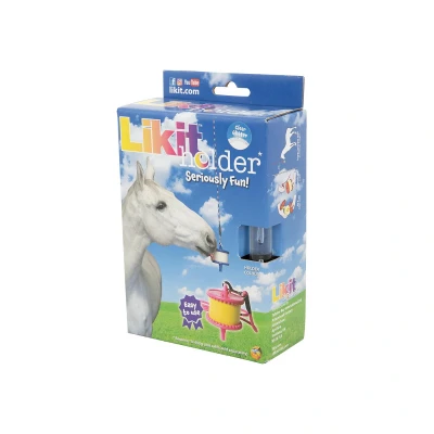 Afbeelding van Likit Likithouder met touw One Size Clear Glitter