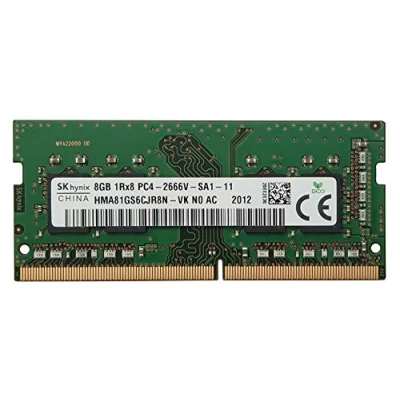 Afbeelding van Hynix 8GB DDR4 PC4 21300 2666MHz 260 pins SO DIMM ram geheugen