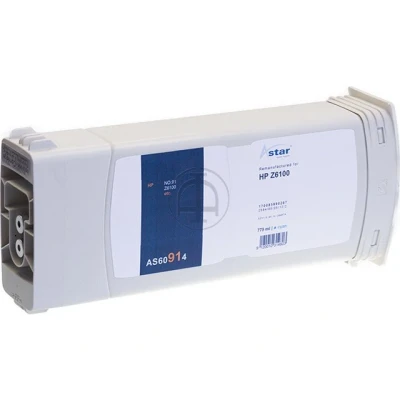 Afbeelding van AS60914 ASTAR HP 91 DNJ Inkt cyaan rebuilt Blister 775ml