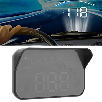 Afbeelding van minifinker Universele Auto HUD Heads up Display, Display voor Auto&#039;s, High Definition OBD Windscherm Projector Overspeed Beveiligingsalarm, Weergavesnelheid, Watertanktemperatuur, Spanning