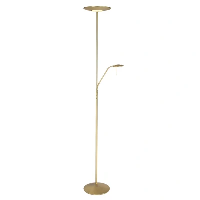 Afbeelding van Steinhauer Zenith Vloerlamp Messing