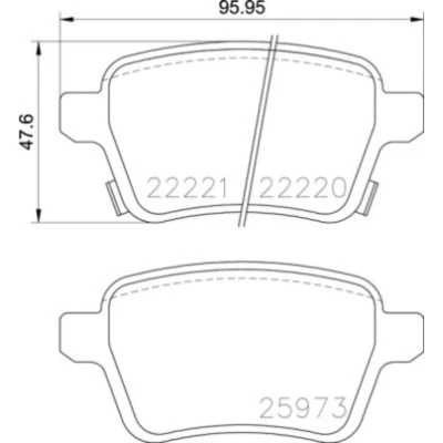 Afbeelding van Brembo Remblokset P 59 086