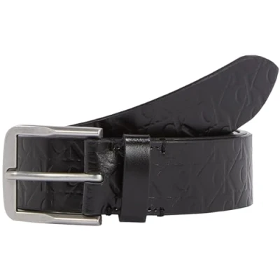 Afbeelding van Calvin Klein Zwart Leren Riem