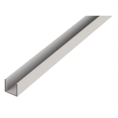 Afbeelding van Alberts 475659 U profiel aluminium, naturel 1000 x 8 mm