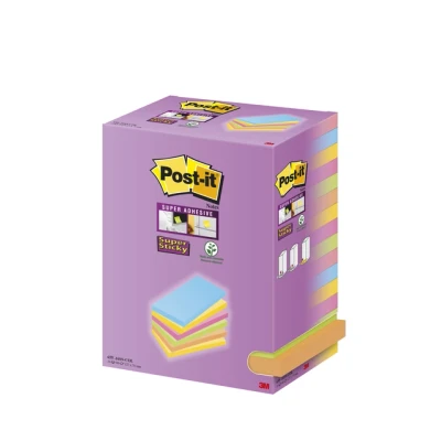 Afbeelding van Memoblok 3M Post it 655 127x76mm color notes
