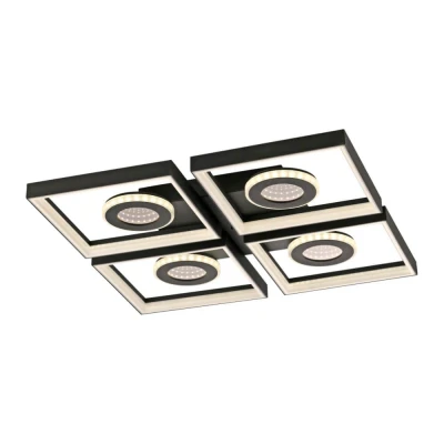 Afbeelding van Paul Neuhaus Vierkante plafondlamp Traforo quatro 6855 18