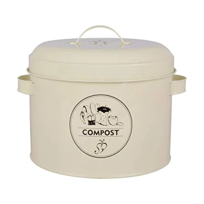 Afbeelding van Blik Composter Creme