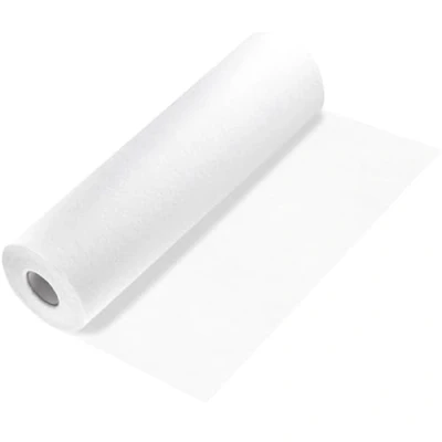 Afbeelding van 100%Mosel tafelloper vlieseline in wit (30 cm x 25 m), elegante tafeldecoratie voor verjaardagen en bruiloften, kleurrijke versiering speciale gelegenheden