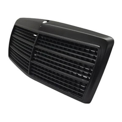 Afbeelding van Fits for Mercedes W201 grill Radiator Grille front Zwart Mat