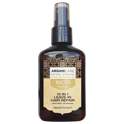 Afbeelding van Arganicare Castor Oil 10 In 1 Leave Hair Repair Argan &amp; 150 Ml