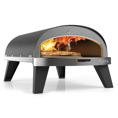 Afbeelding van ZiiPa Pizza Oven Piana Gasmodel met Thermometer Leisteen voor ø 30 cm pizza&#039;s