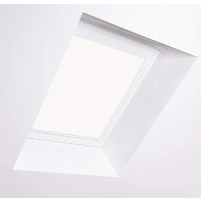 Afbeelding van Bloc Skylight Verduisteringsrolgordijn 1 (55/78) voor Fakro dakramen, wit aluminium frame