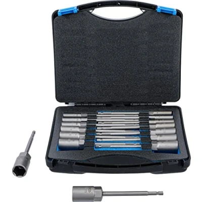 Afbeelding van BGS, Dopsleutel + dopmoer, Doppenset, zeskant extra lang aandrijving 6,3 mm (1/4&quot;) voor...