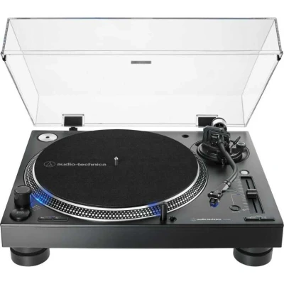 Afbeelding van Audio Technica LP140XPBKEUK Professionele Handmatige Draaitafel met Directe Aandrijving Zwart