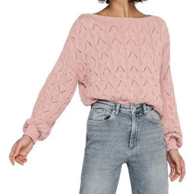 Afbeelding van ONLY Onlbrynn LIFE Structure Trui, Dames, Maat: XS, Adobe rose