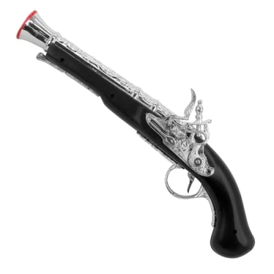 Afbeelding van Widmann Piraten Pistool Bruin, Zilver Carnavalskleding Verkleedkleding