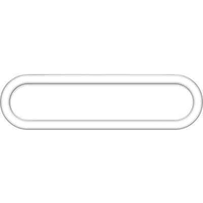 Afbeelding van ETH Lois led plaf ovaal 3 step dimming 2700k 22w ip44 wit 60cm + mem. 1577L