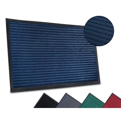 Afbeelding van Deurmat Striped Blauw, Polyester
