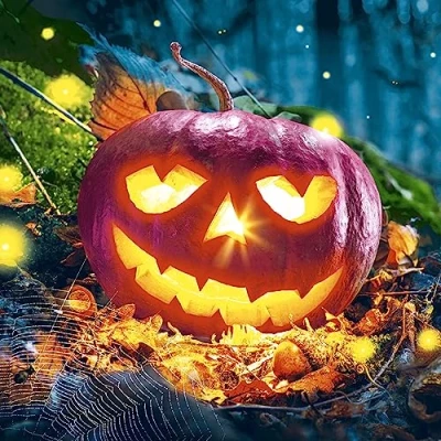 Afbeelding van 1 Pakje papieren lunch servetten Pumpkin night