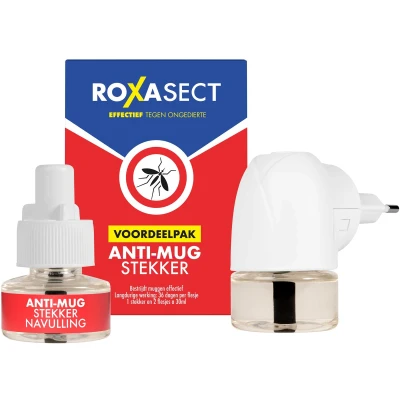 Afbeelding van Roxasect Voordeelpak Anti Mug Stekker + 2 Navullingen