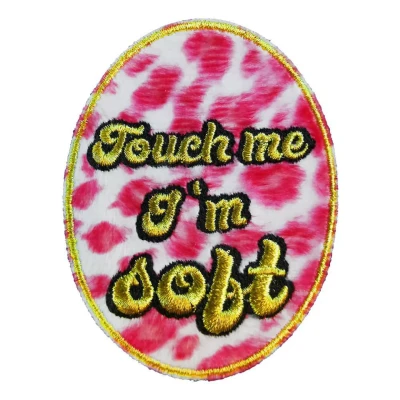 Afbeelding van Fjesta© Oeteldonk embleem Touch me I&#039;m Soft Carnaval Den Bosch