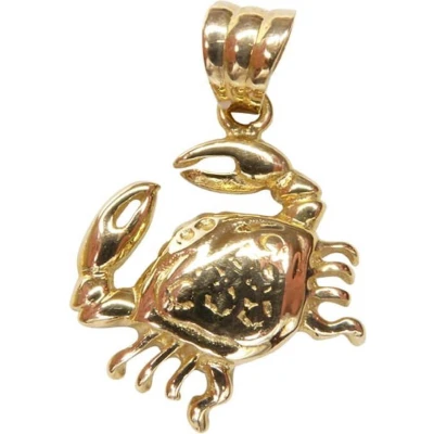 Afbeelding van Gouden krab hanger