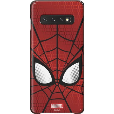 Afbeelding van Samsung Spider Man Smart Hoesje Galaxy S10 Rood