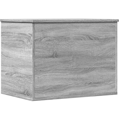 Afbeelding van vidaXL Opbergbox 60x42x46 cm bewerkt hout grijs sonoma eikenkleurig