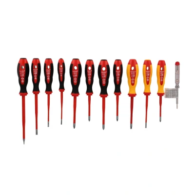 Afbeelding van Haupa schroevendraaierset 12del ph sleuf pz fl tester vde 1000v slim 2c 102980